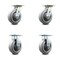 Service Caster Chemtainer CST60RBS CST60RBR Caster Replacement Set CHE-SCC-30CS620-TPRRF-TGP-2-R620-2 - alternate 1